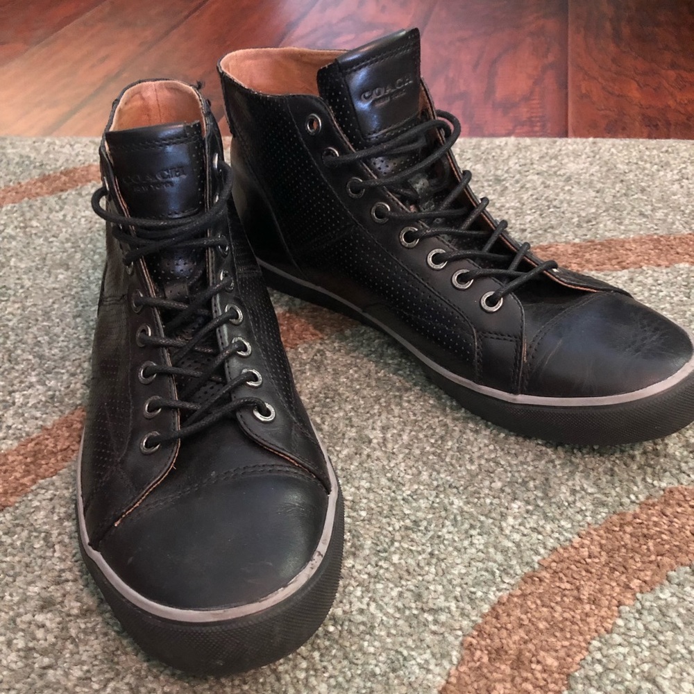 Coach Men Leather Sneakers